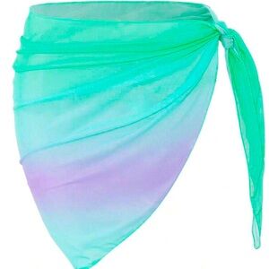 NWT Swim Summer Beach
Ombre Knot Side Cover Up Skirt